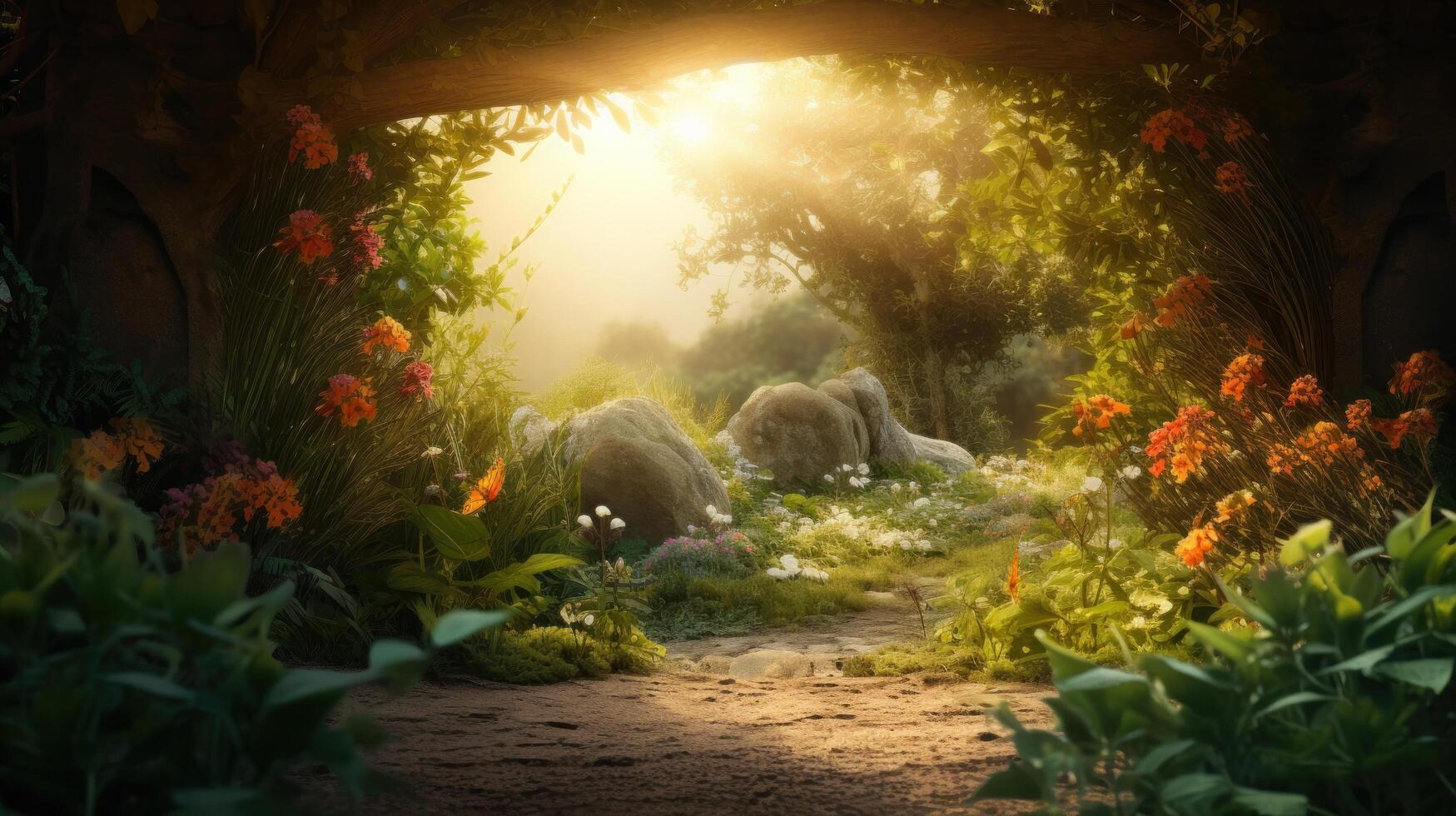 Enchanting Garden Oasis photo