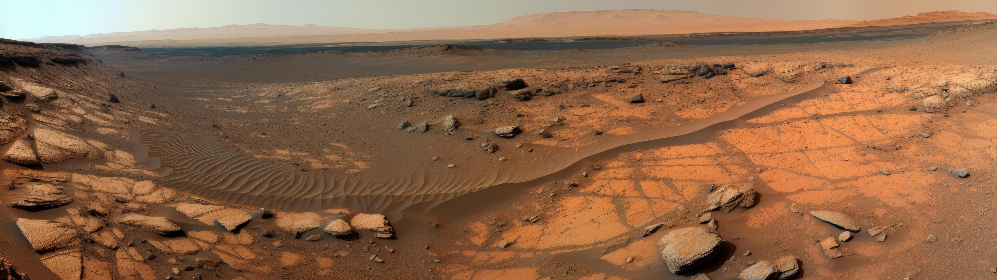 Vast Martian Landscape photo