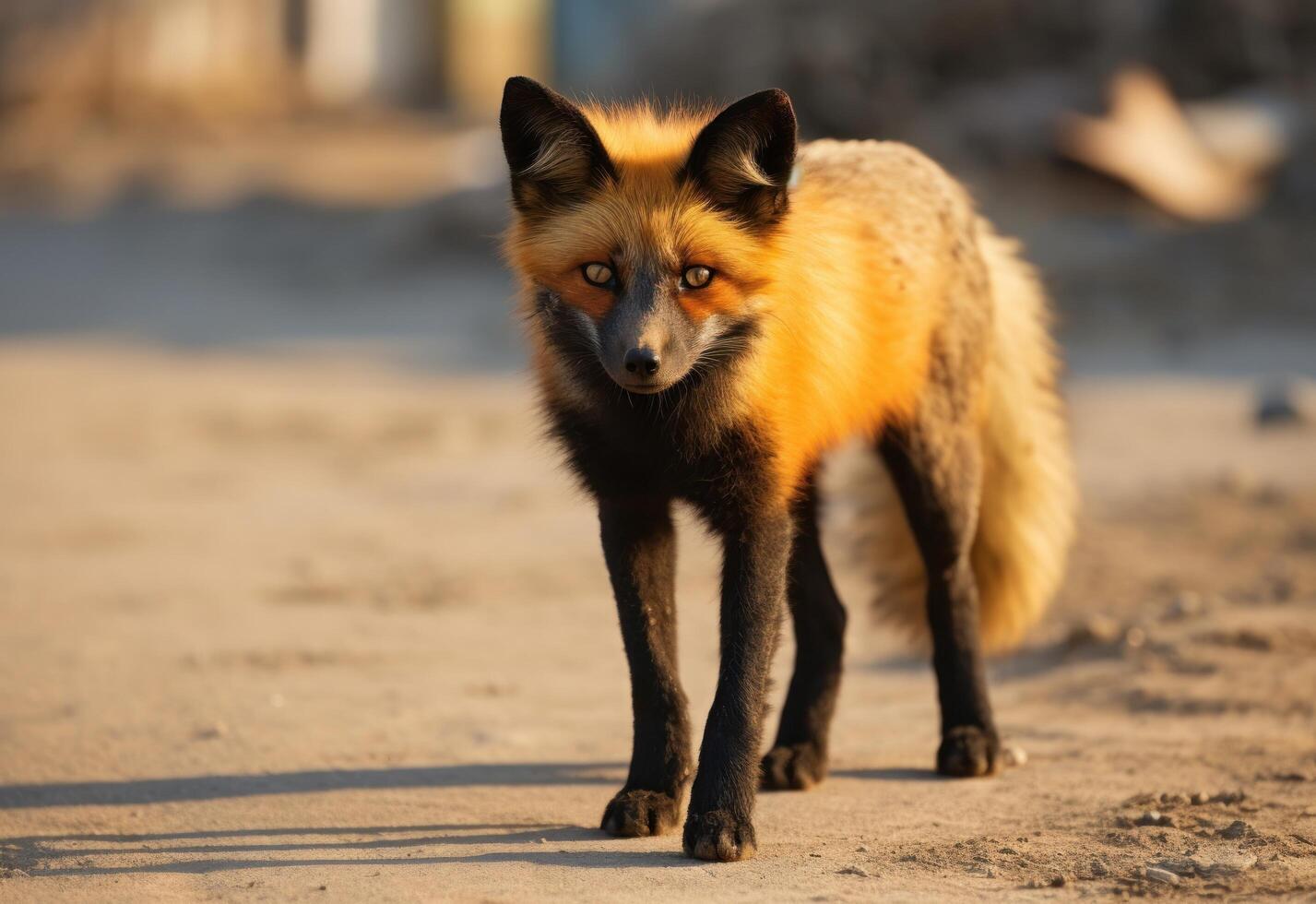 Captivating Fox in Natural Habitat photo
