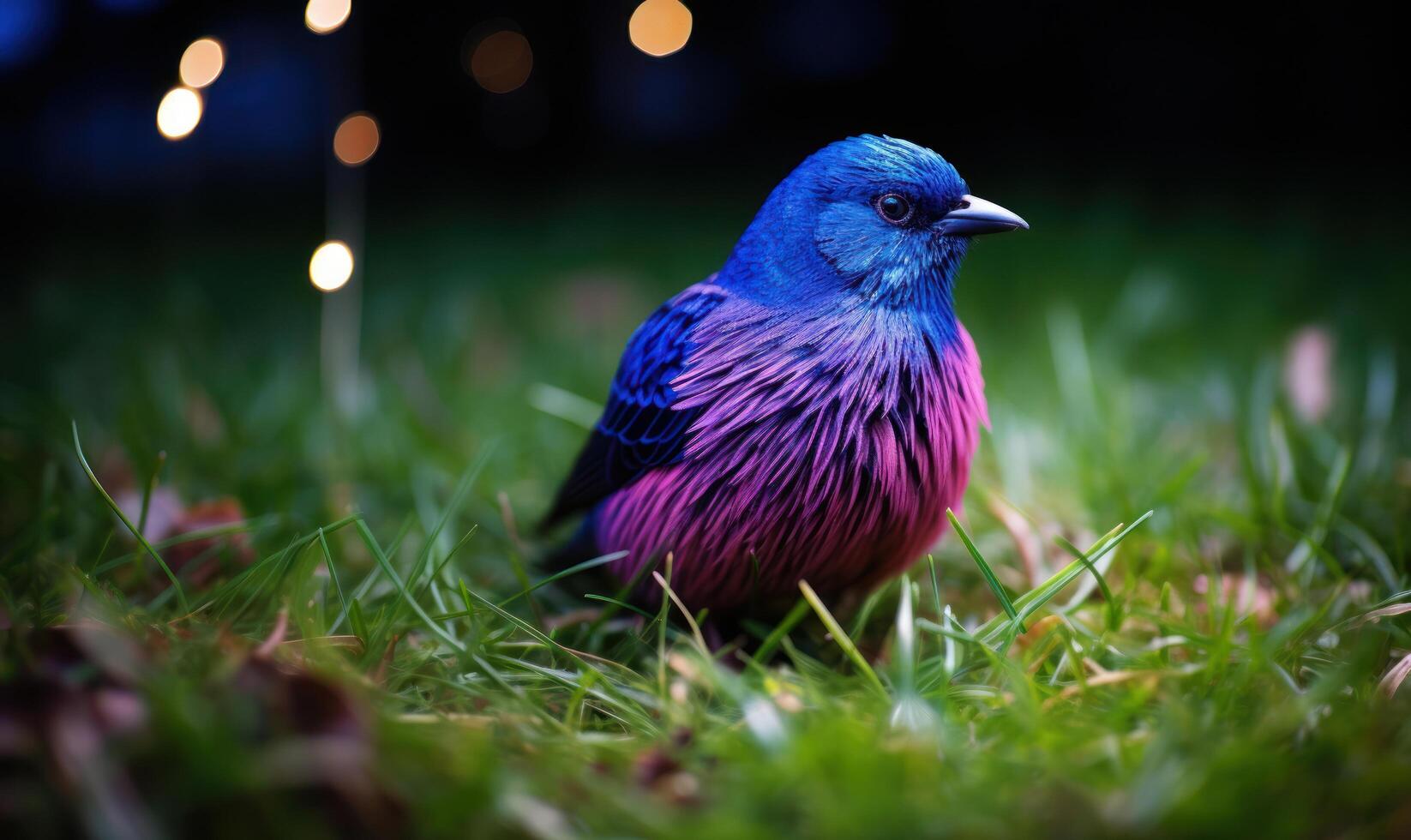 Vibrant Plumage of a Colorful Bird photo