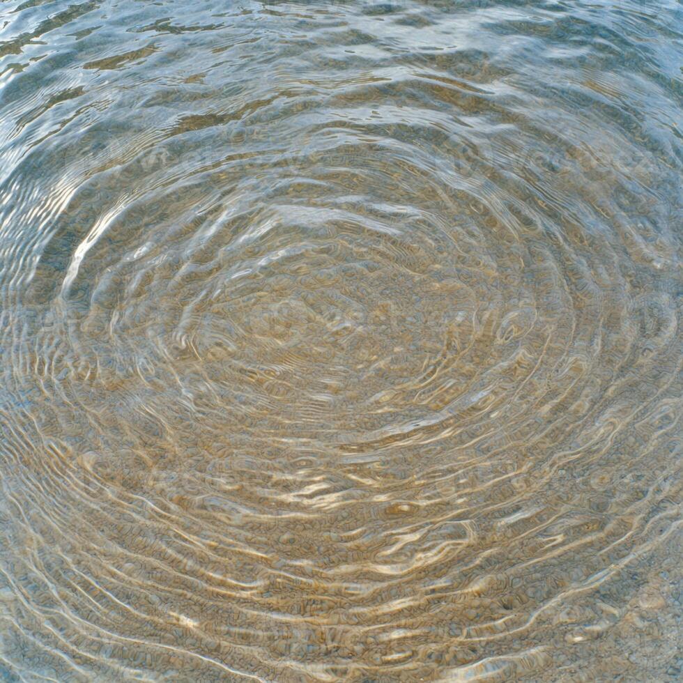 Tranquil rippling water surface photo