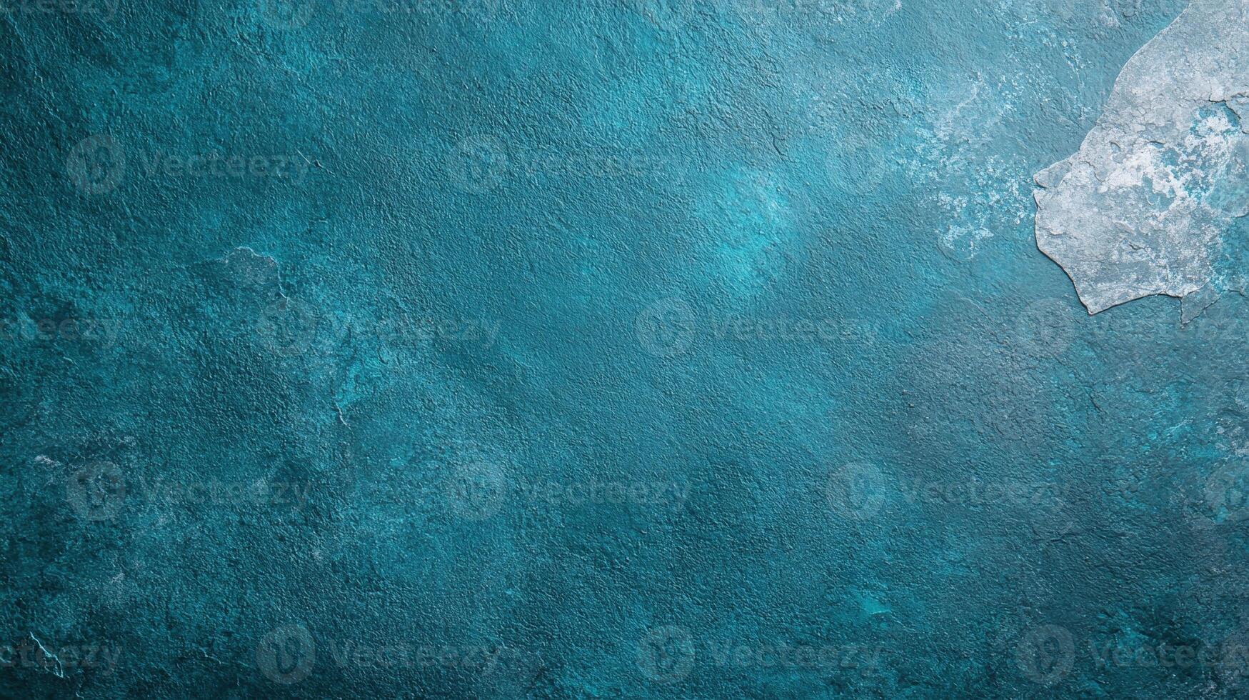 Serene ocean waves crashing against rocky shore photo