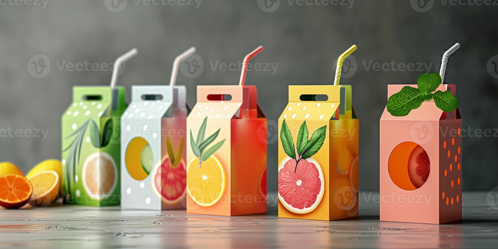 Fruit Juice Packaging Stock Photos, Images and Backgrounds