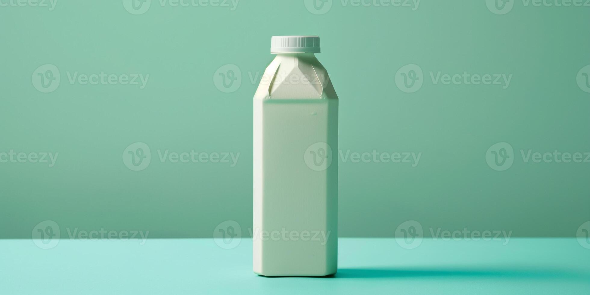 Carton of probiotic yogurt drink with a peel-off seal, displayed on a flat surface, photorealistic food photo