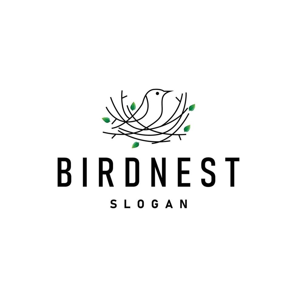 Bird Nest Logo vector