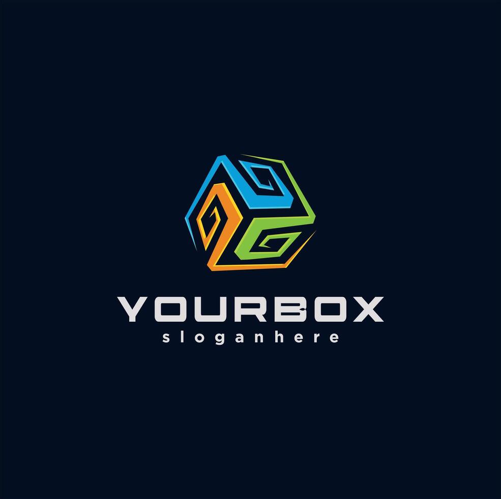 The logo for yourbox vector