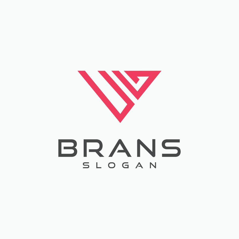 Brans logo design vector