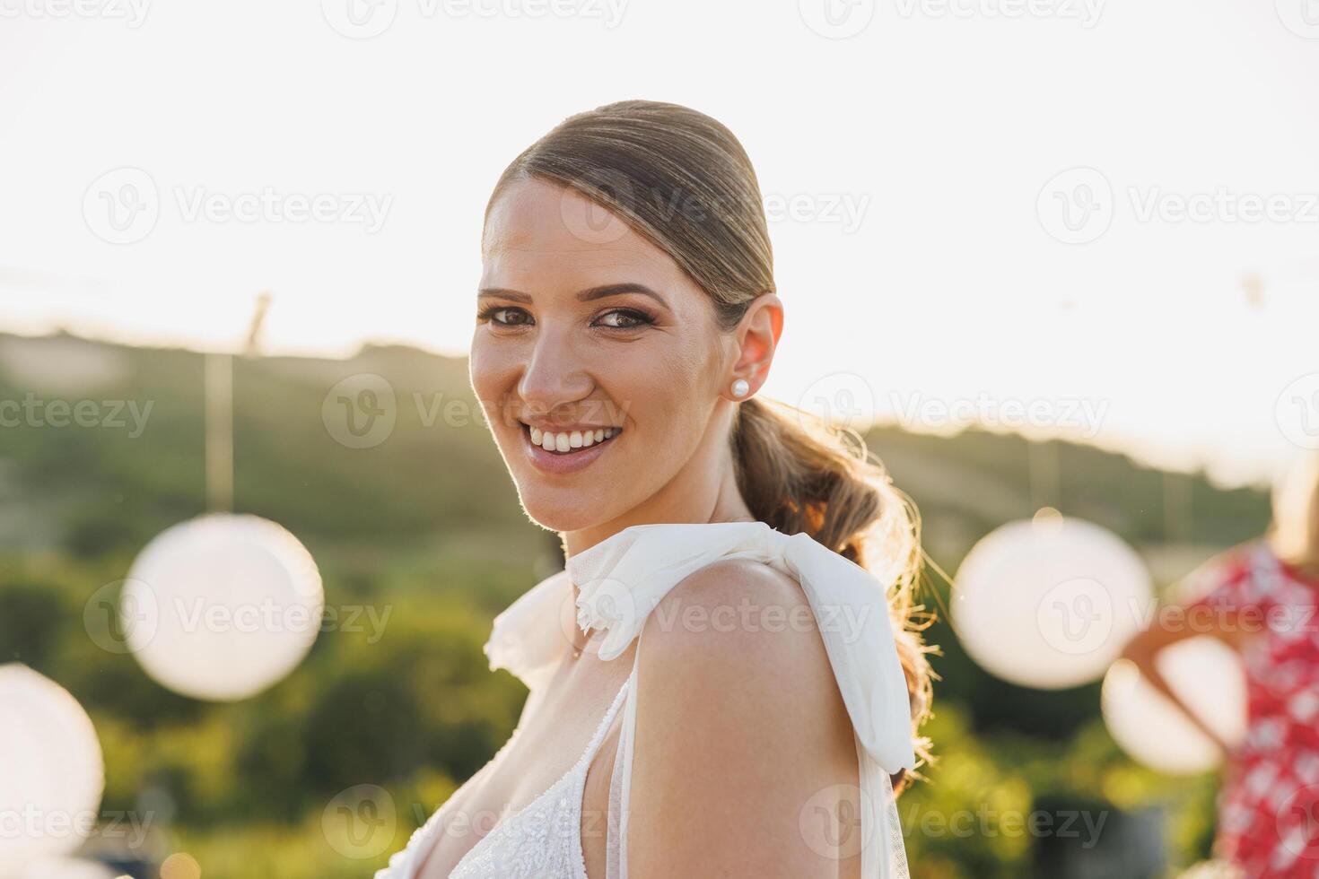 Romantic Bride Portrait photo