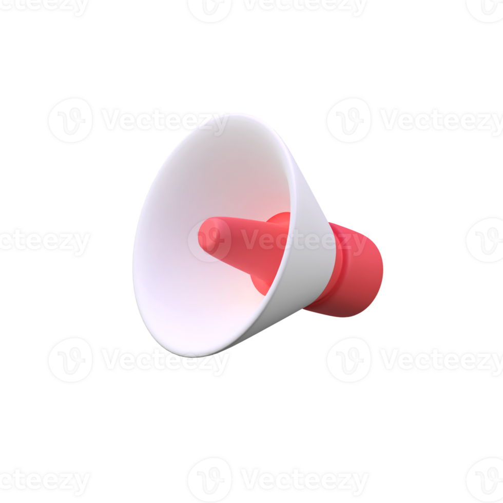 Sound isolated 3d render icon illustration png
