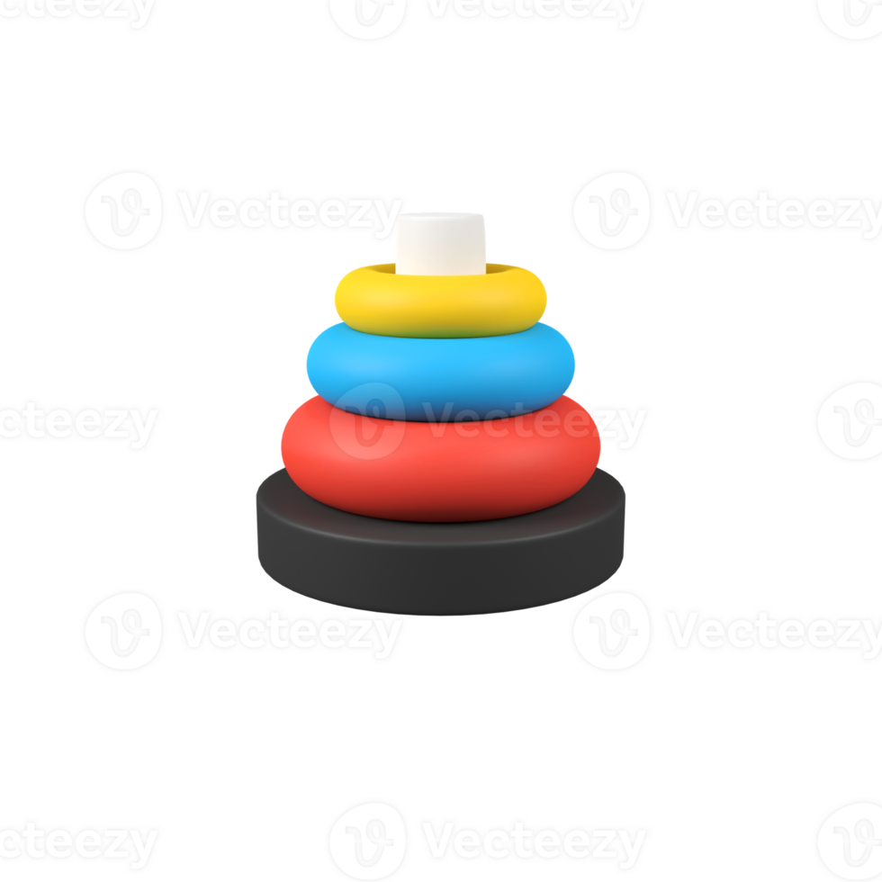 Smart kids games isolated 3d render icon illustration png