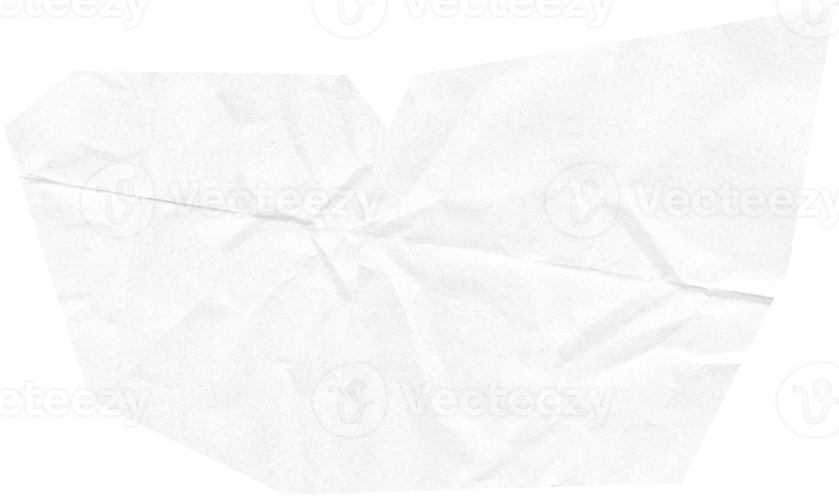 White paper texture ripped torn. Jagged edges and crumpled paper. png
