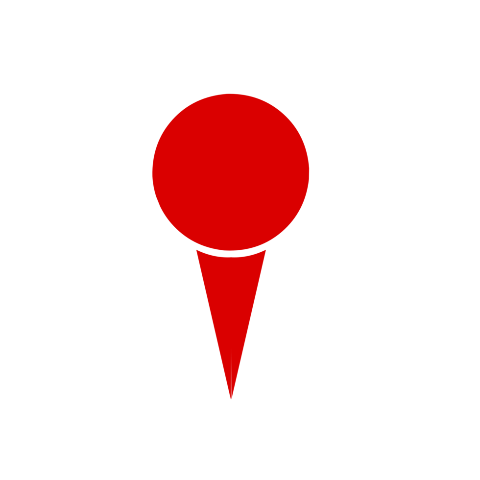 Flat style Push pin icon png