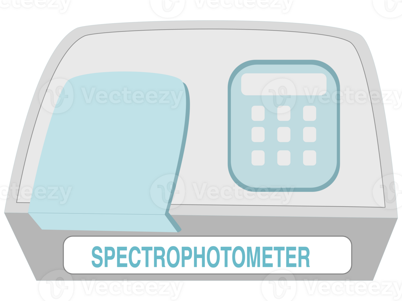 A spectrophotometer is a device used to measure light absorption png