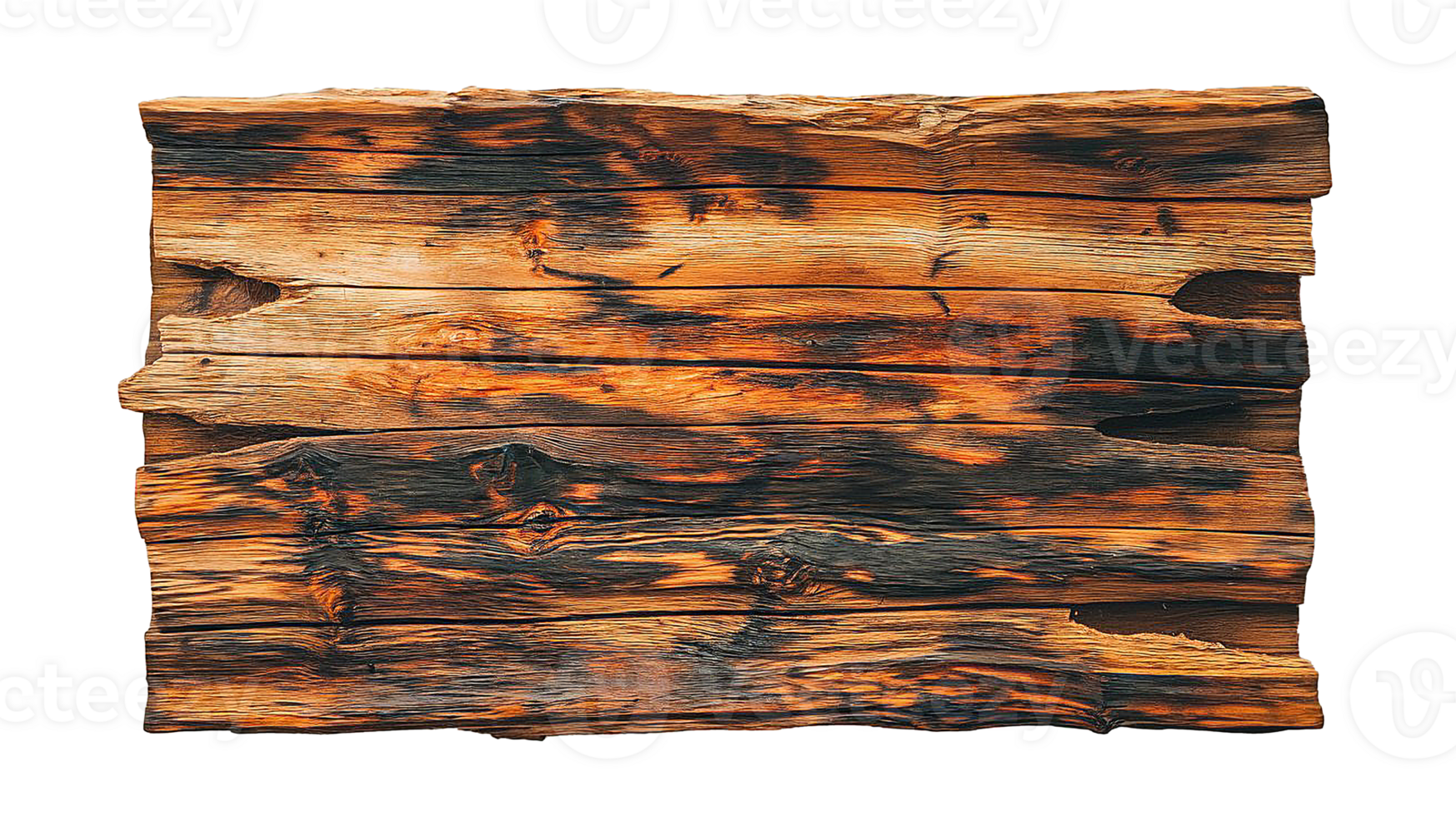 Wooden slab showcasing vibrant patterns for premium rustic designs png