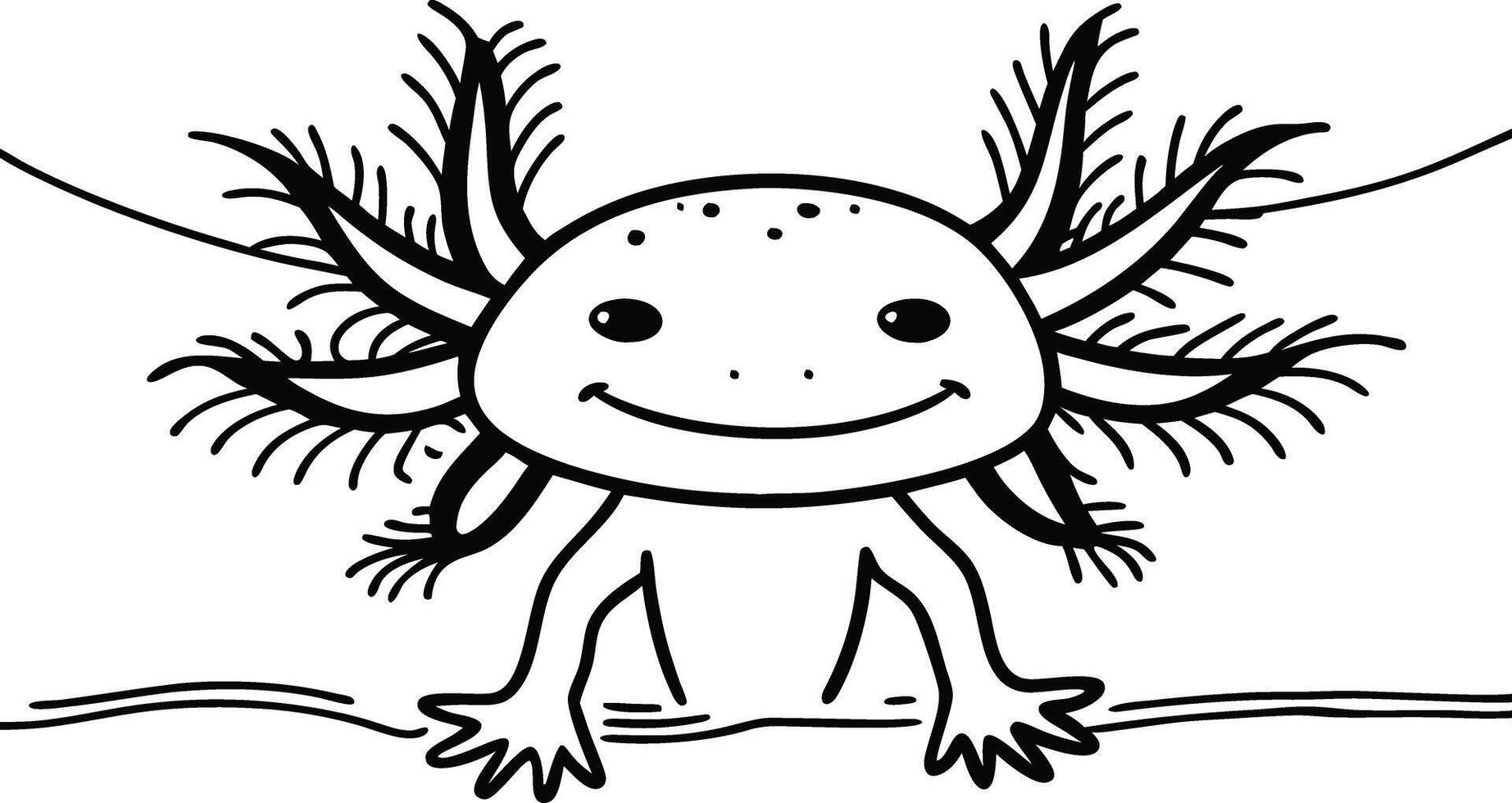 A cartoon character with long hair and a smile vector