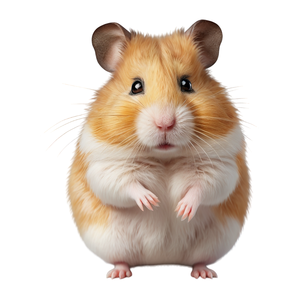 Cute Hamster on transparent background png