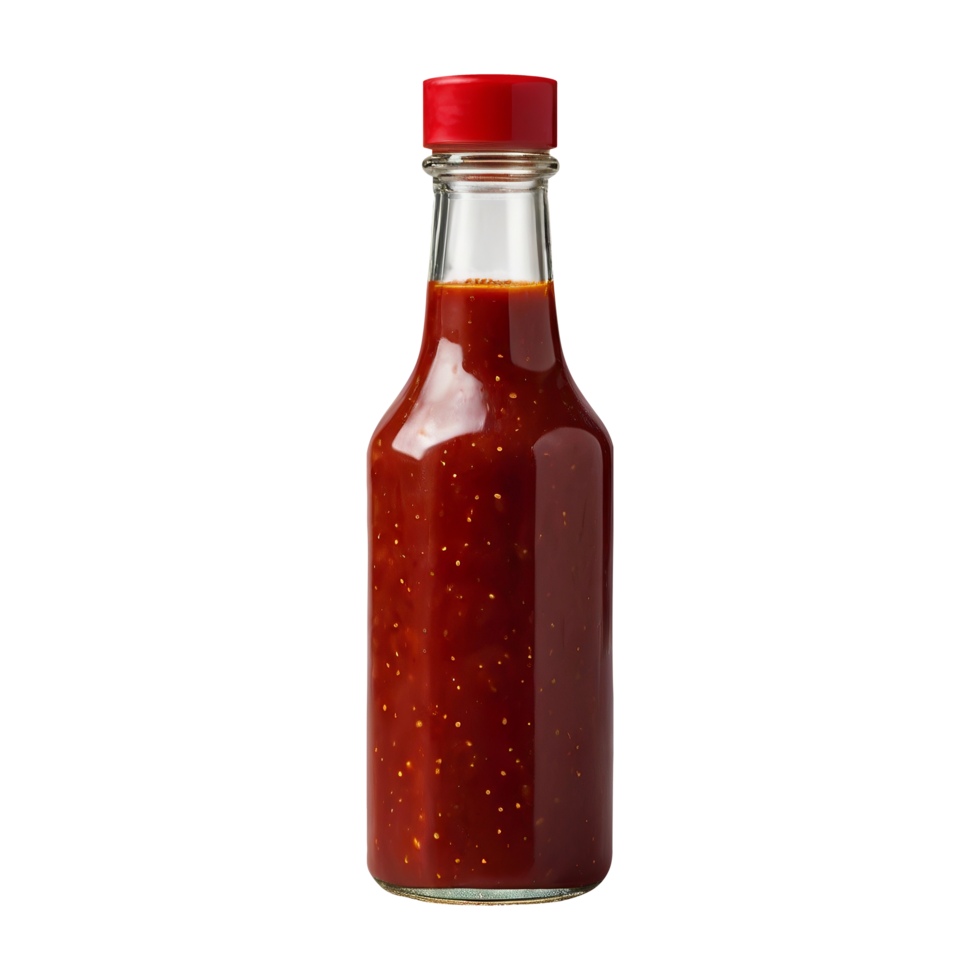 Chili sauce on transparent background png