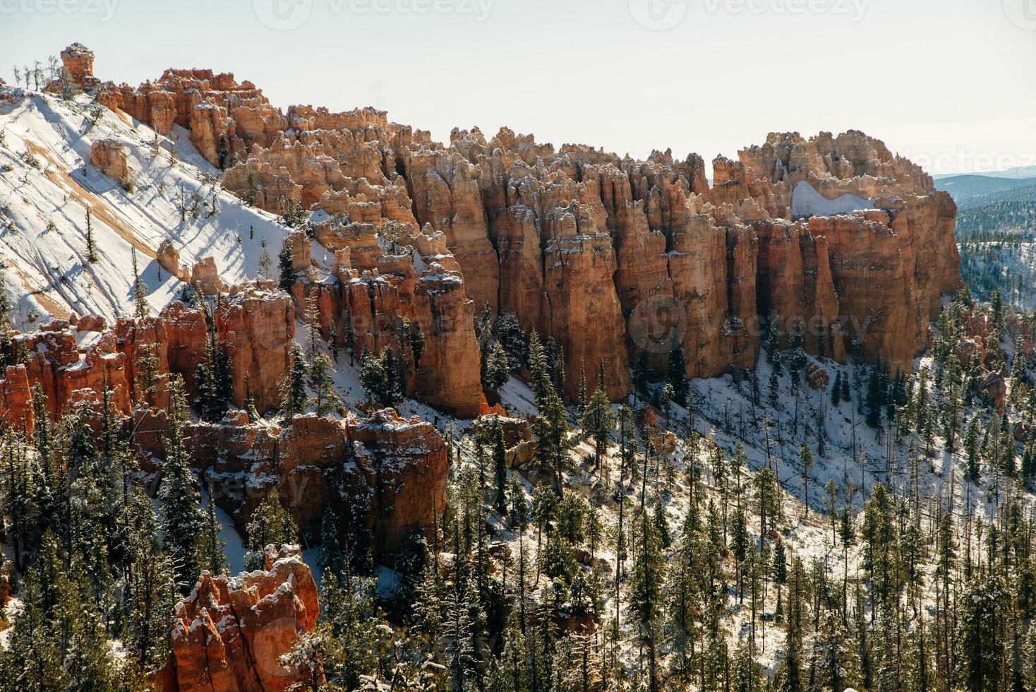 Superb view of Inspiration Point of Bryce Canyon National Park at Utah photo