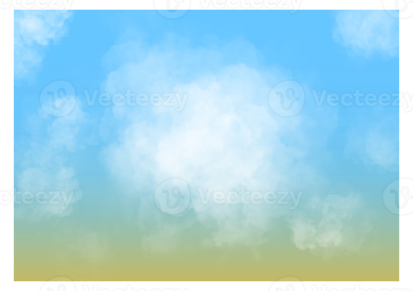 abstract blue sky with clouds background png