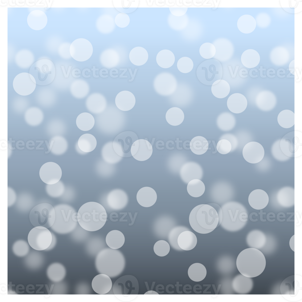 White Blur Circle With Blue Bokeh Lights Background. png