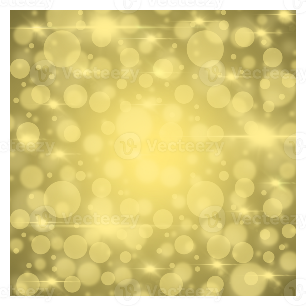 abstract gold christmas background with bokeh png