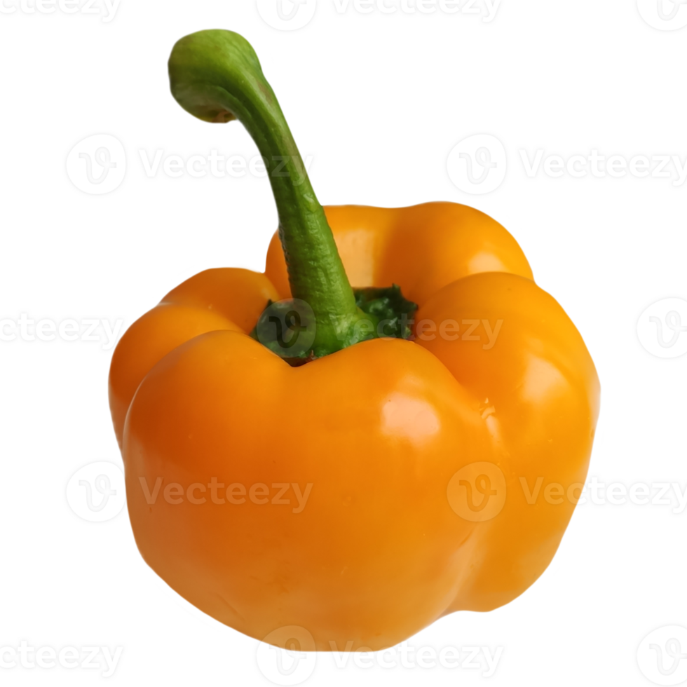 yellow fresh pepper isolated from the background png
