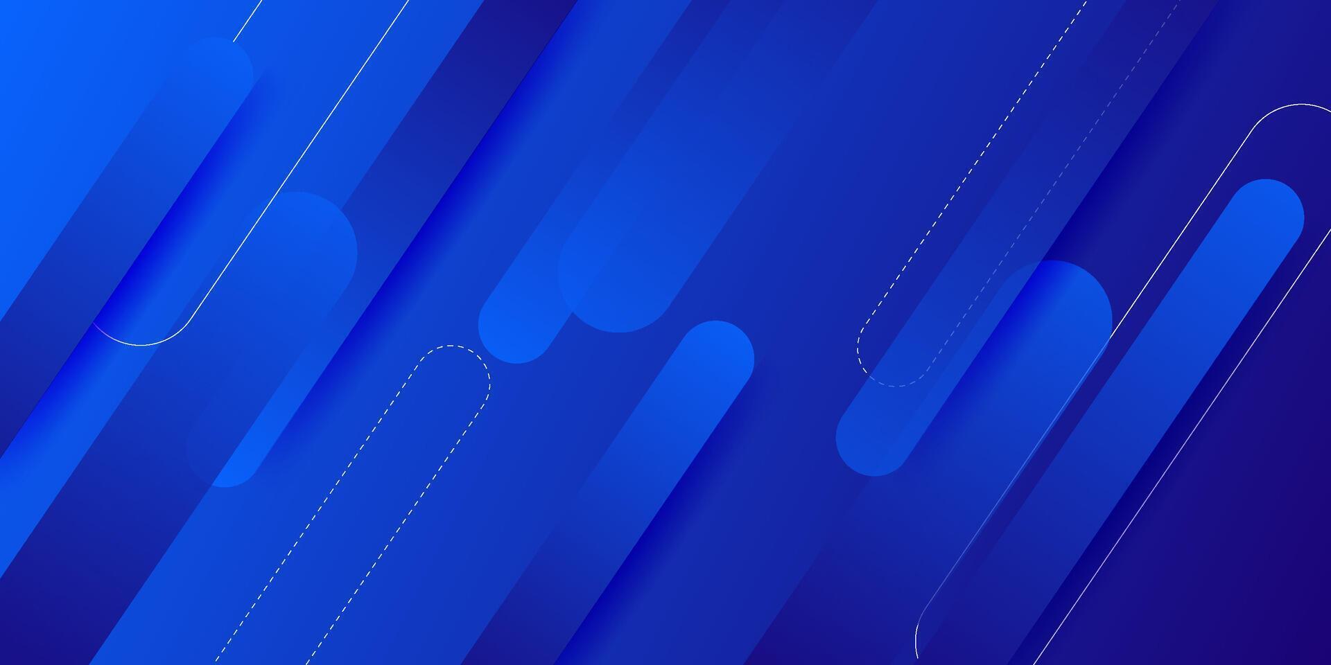 Abstract dark blue gradient illustration background with simple blue rectangle pattern with 3D look. Dynamic background design. Eps10 vector