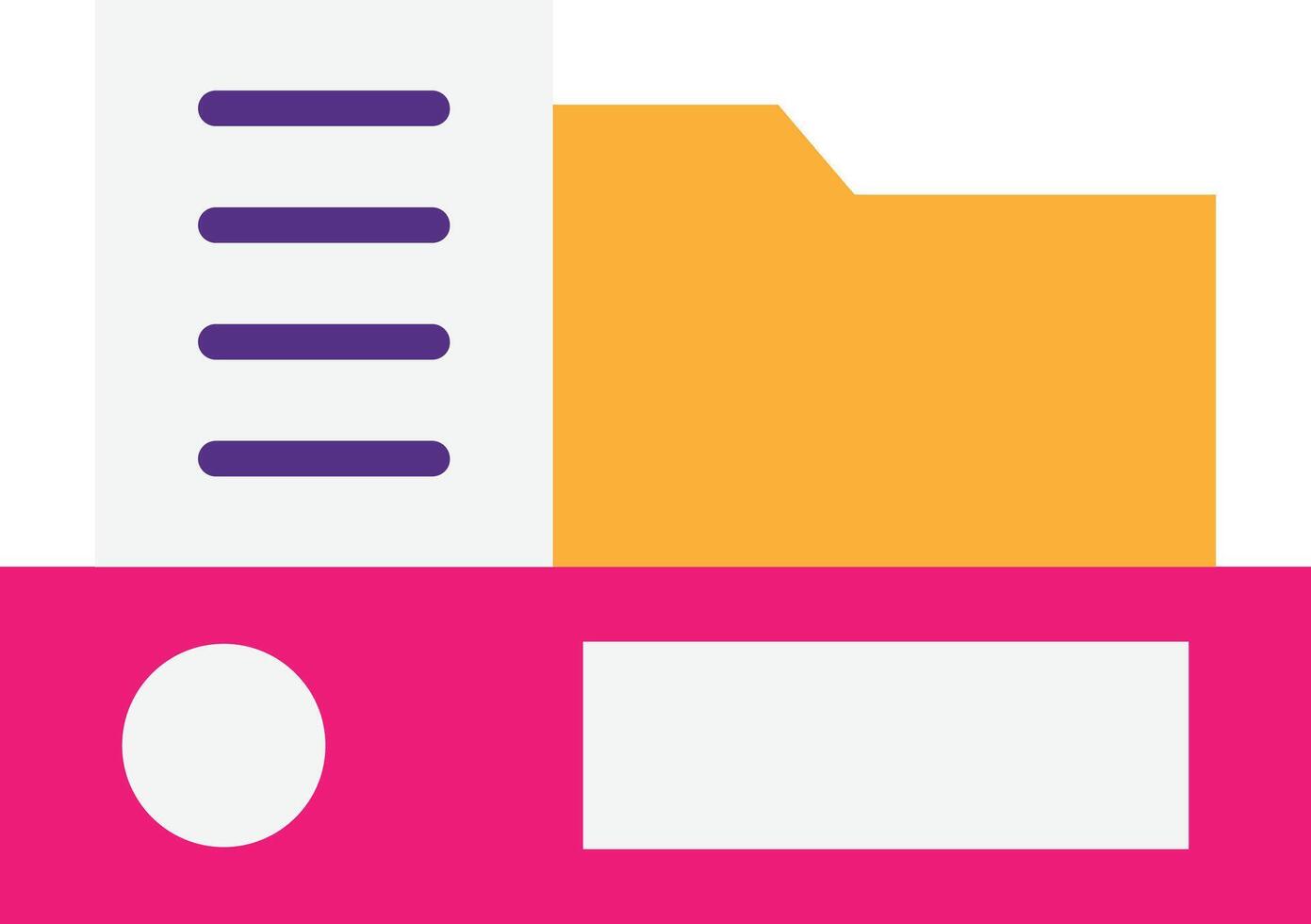 Archive Document Folder vector