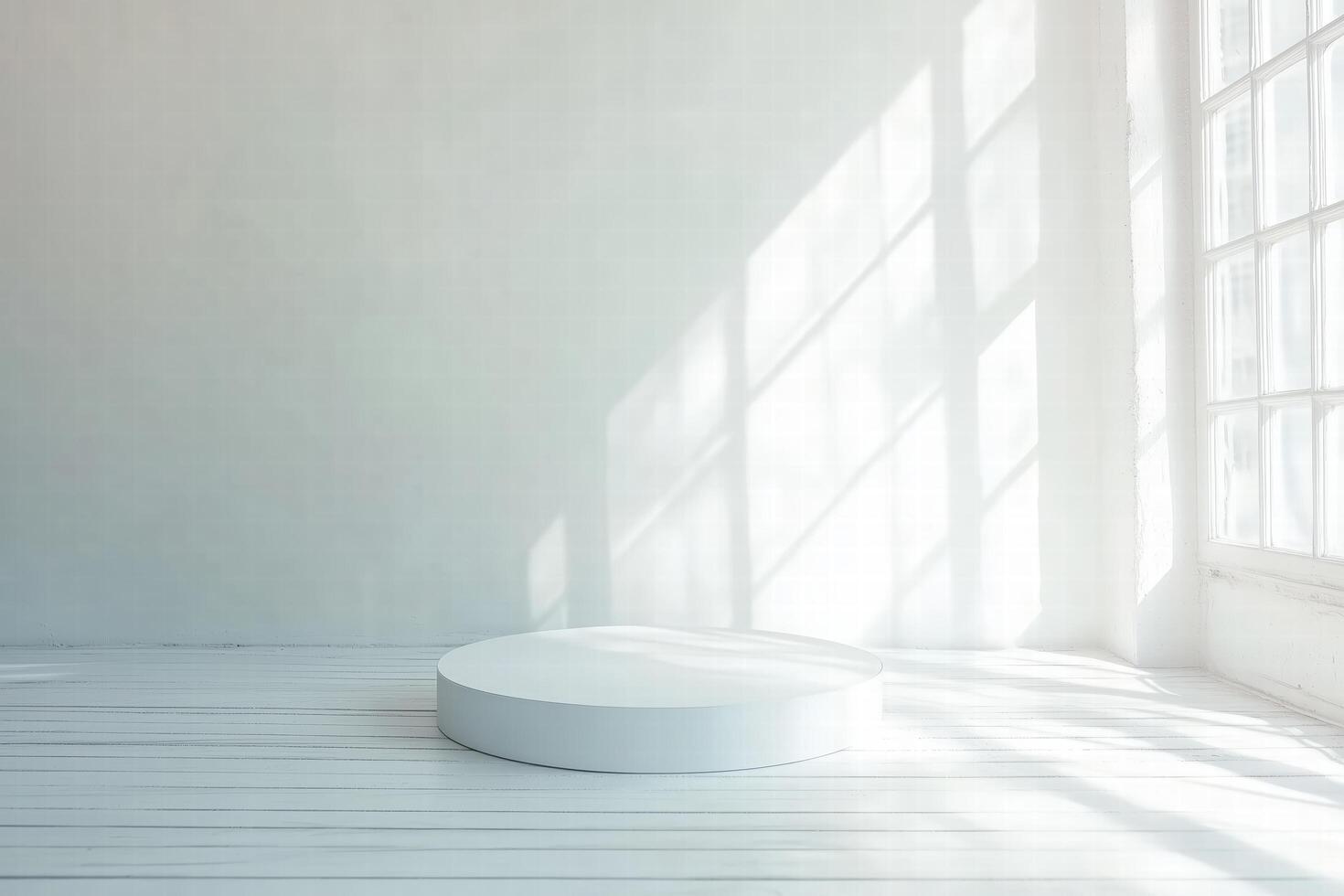 Minimalist Space with Soft Light photo