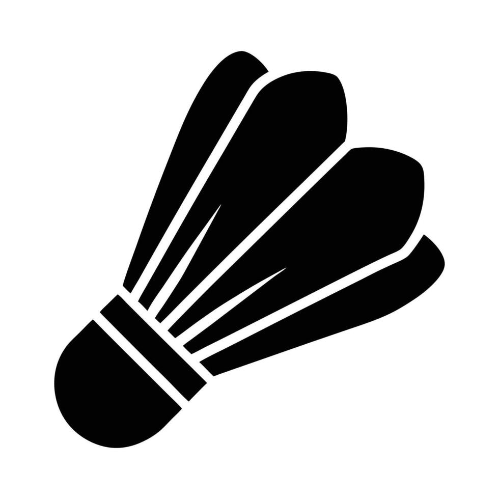 badminton icon illustration white background vector