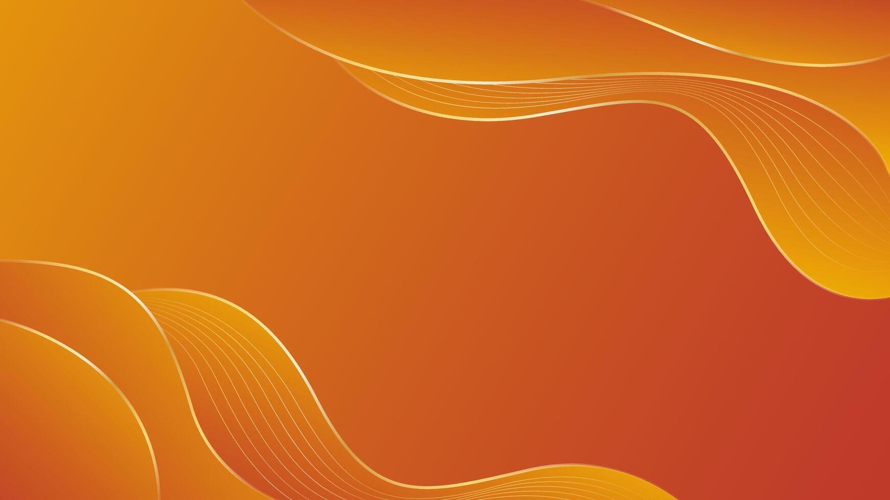 Abstract orange gradient luxury background , elegant wallpaper design vector