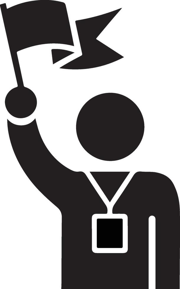 illustration of a Tour guide icon design vector