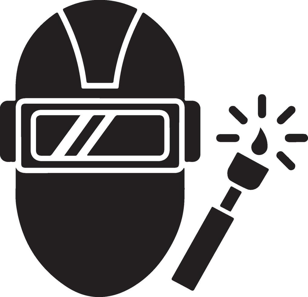 illustration of the Welding icon design vector