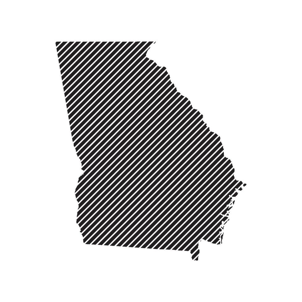 Georgia Map Icon vector