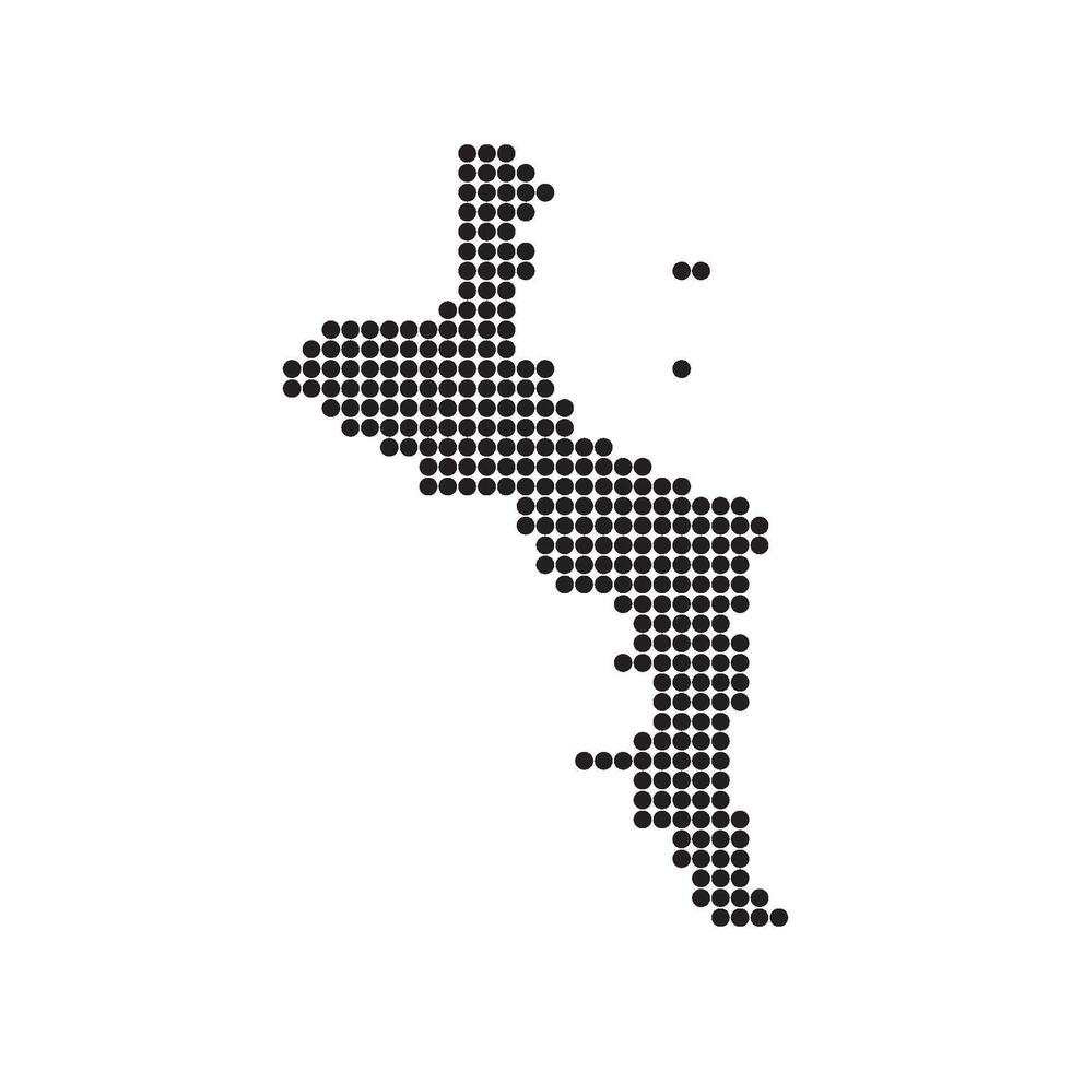 Seychelles Map Icon Design vector