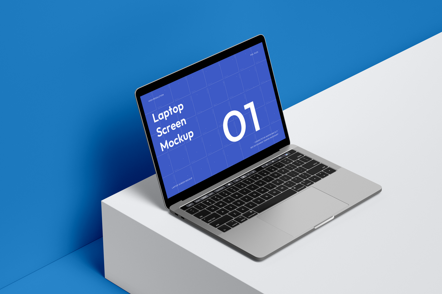 Laptop Render Screen Mockup psd