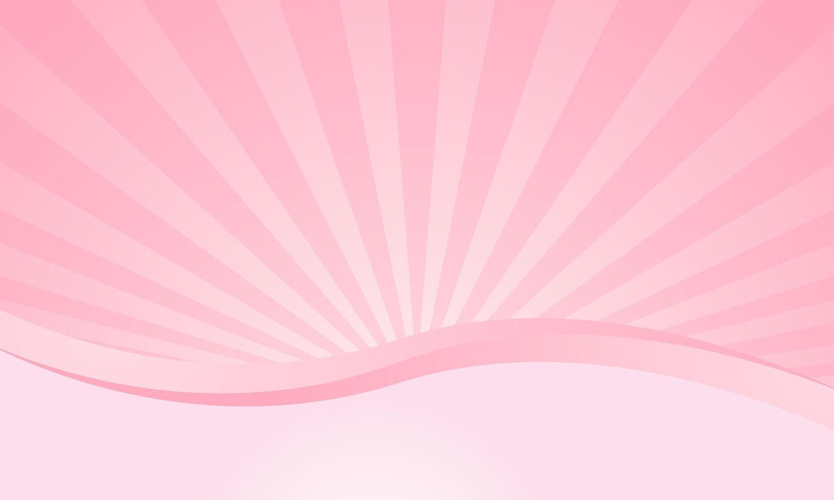 Abstract Pink Bright Sunburst Background vector
