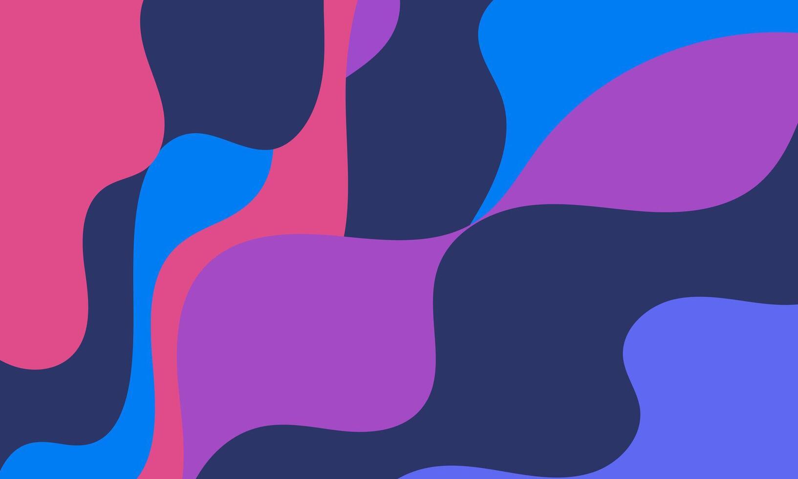 a colorful abstract waves background with shapes and colors vector
