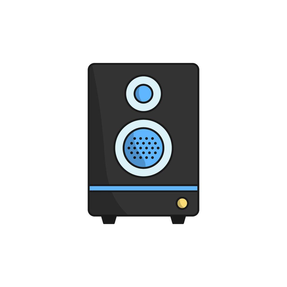 realistic speaker icon on a white background vector