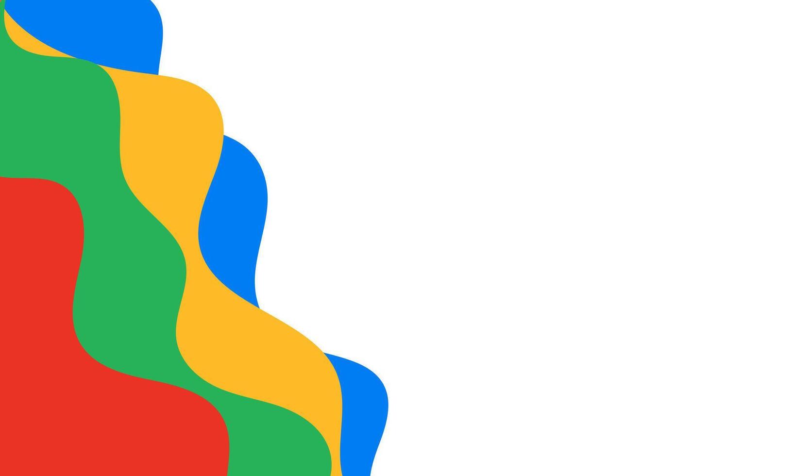 a colorful background with a wave pattern and copy sapace vector