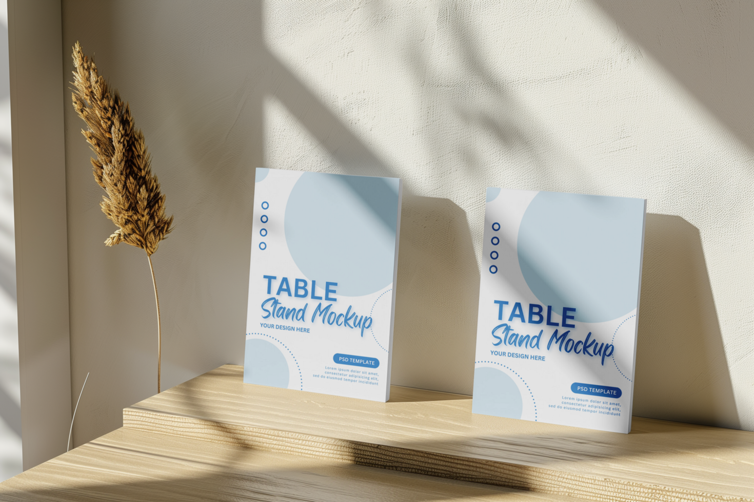 Table Stand Mockup psd
