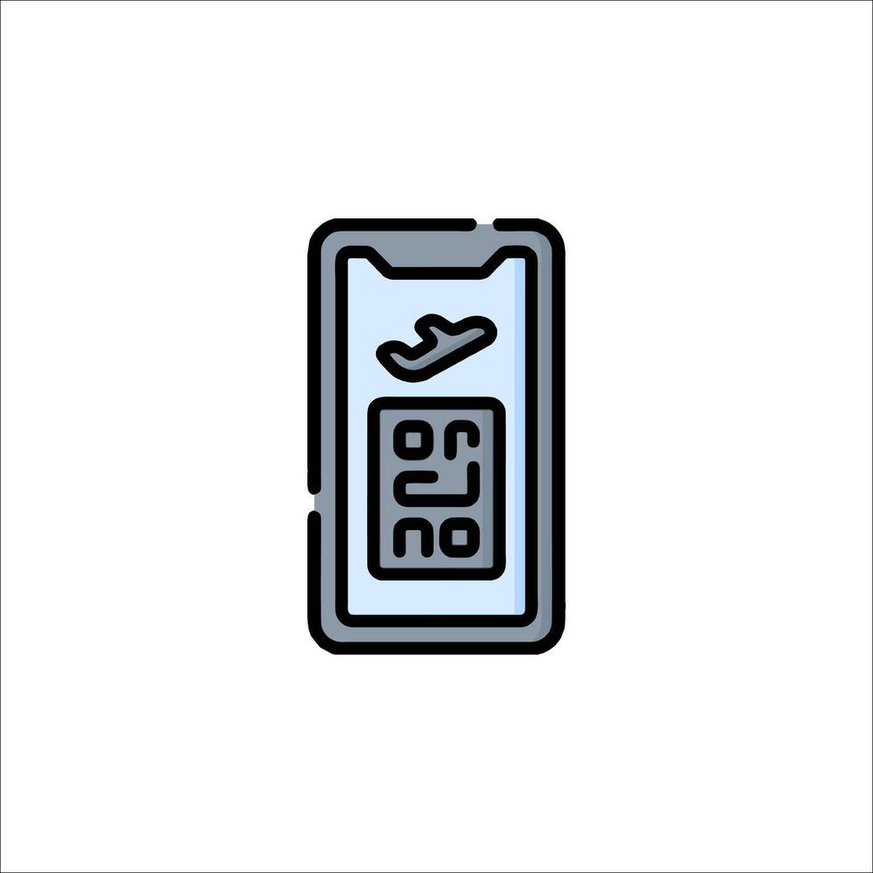 A phone with a phone number on it vector