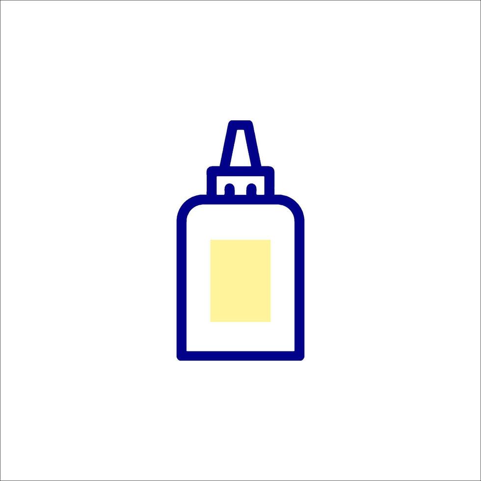 A bottle of glue icon on a white background vector