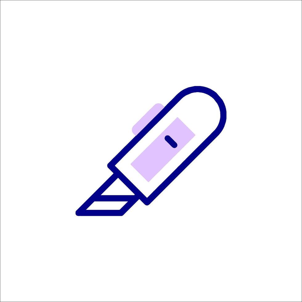 A pen with a sharp point on it vector