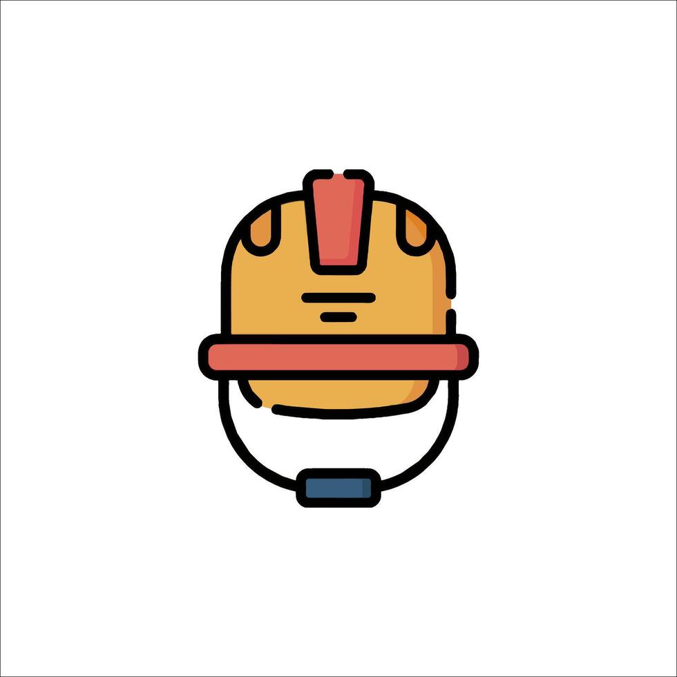 A helmet icon on a white background vector