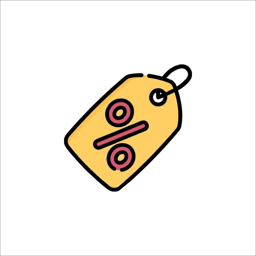Sale price tag icon illustration vector