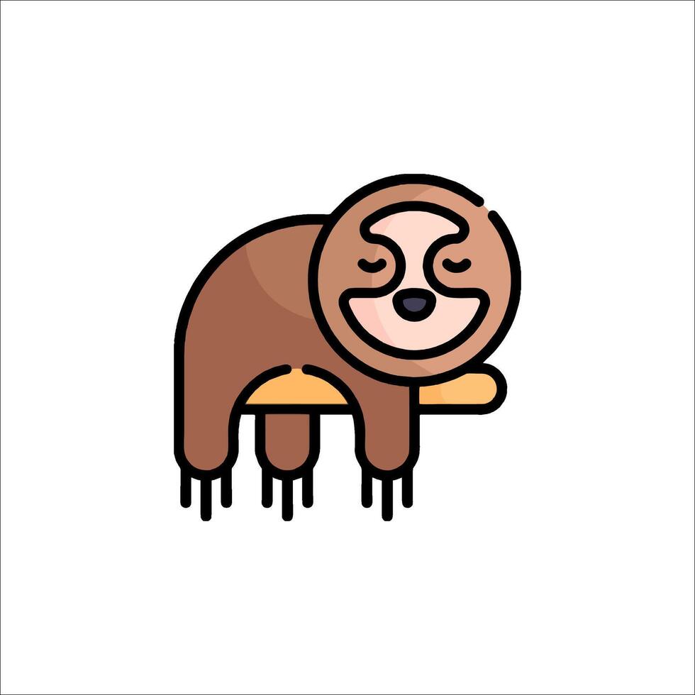Sloth icon illustration vector