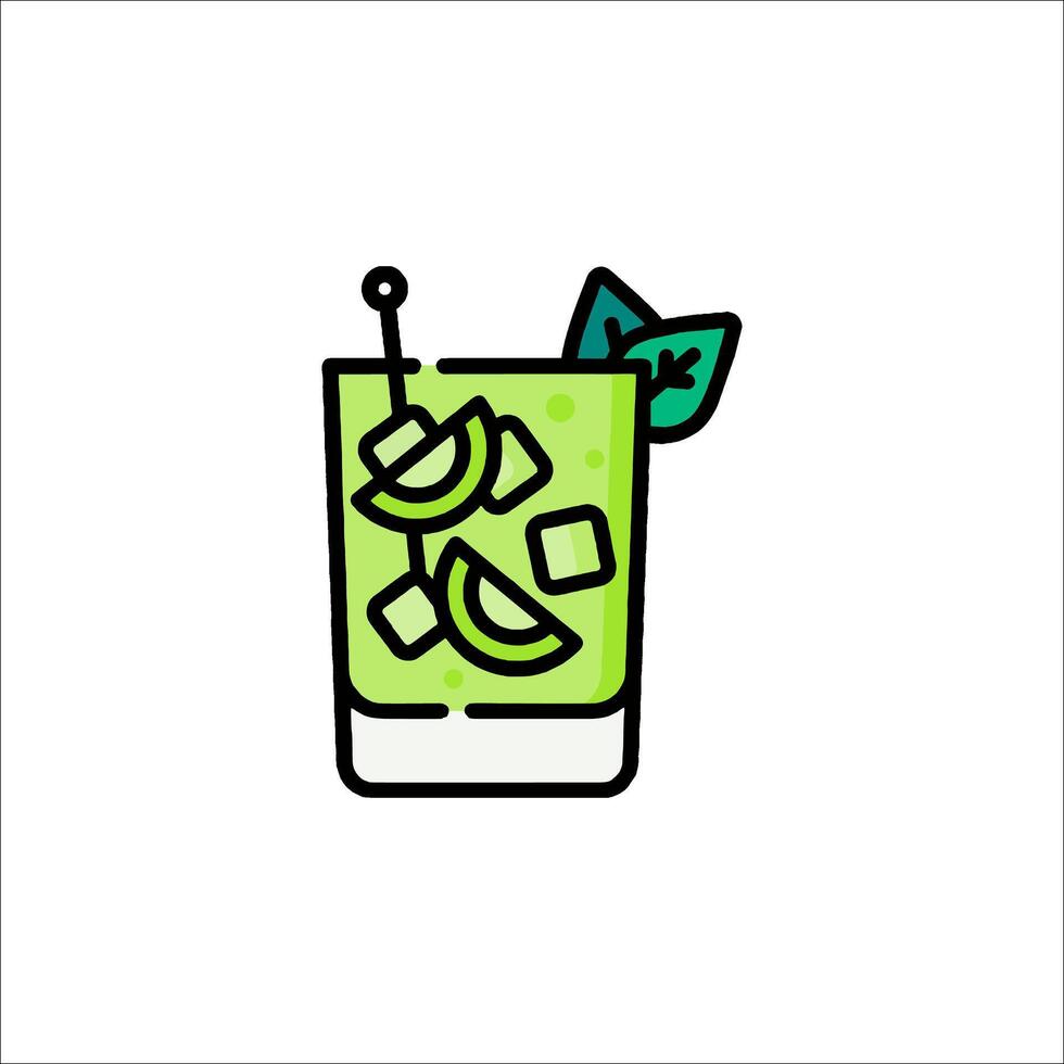 Mojito icon illustration vector