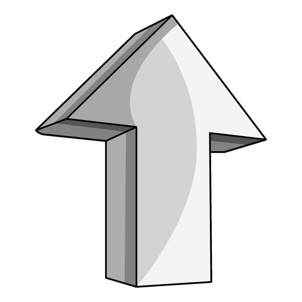 illustration of Arrow Up vector