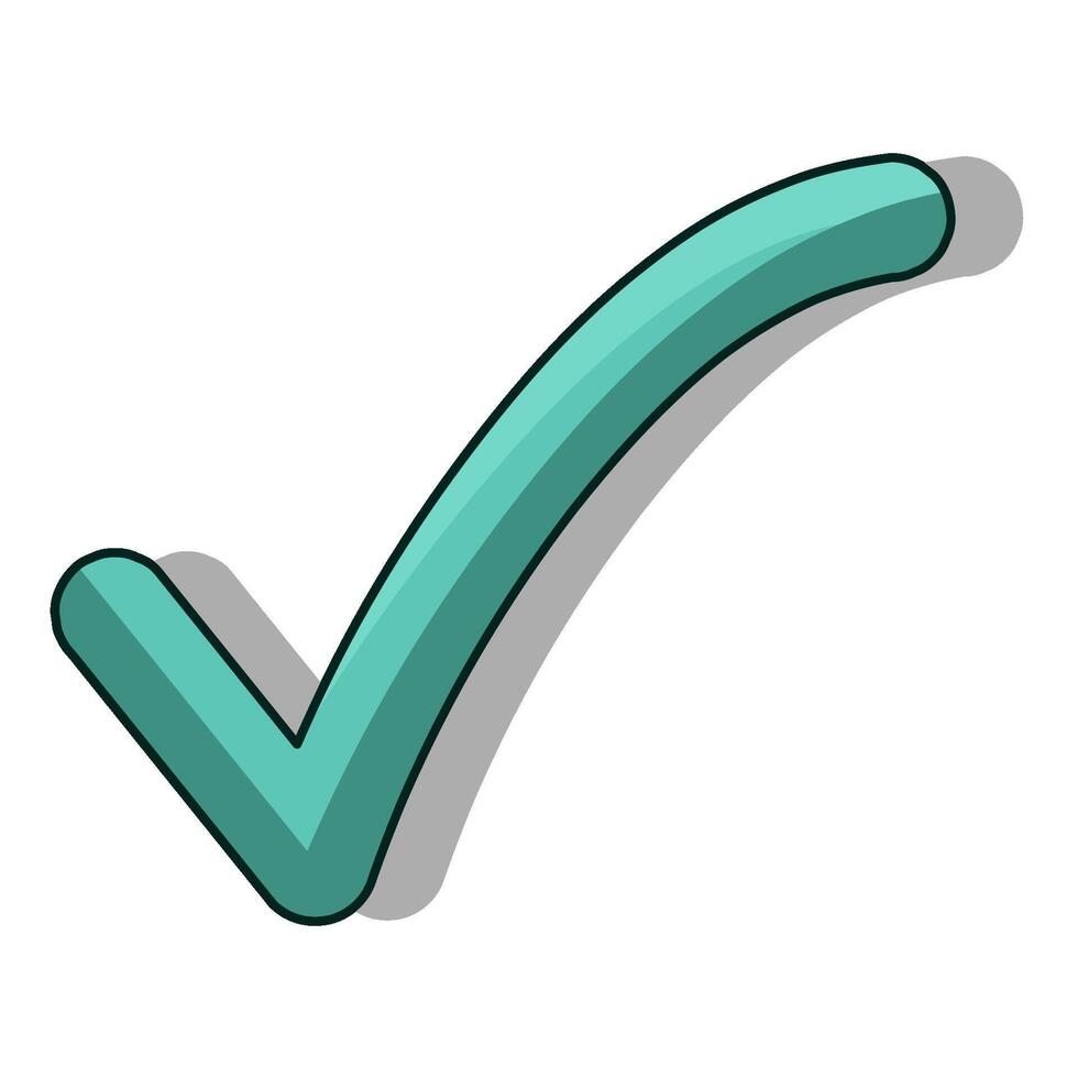 illustration of Checkmark vector